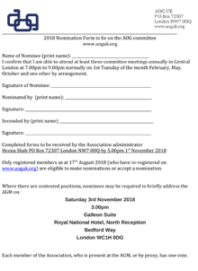 Nomination Form